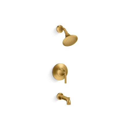 Tone Rite-Temp B/S Trim 1.75 GPM Vibrant Brushed Moderne Brass